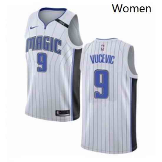 Womens Nike Orlando Magic 9 Nikola Vucevic Authentic NBA Jersey Association Edition